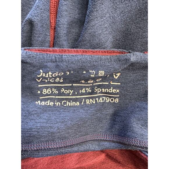 Outdoor Voices Colorblock Leggings Yoga Blue Red XS - Picture 4 of 5